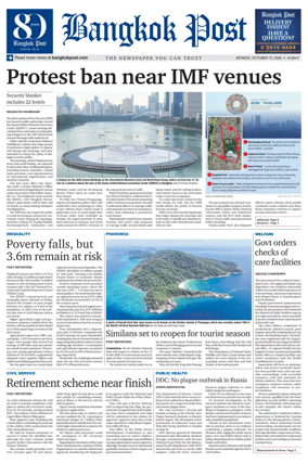 Cover of Bangkok Post
