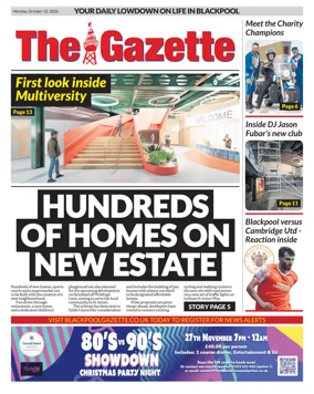 Cover of Blackpool Gazette