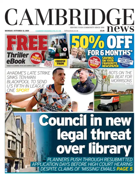 Cover of Cambridge News
