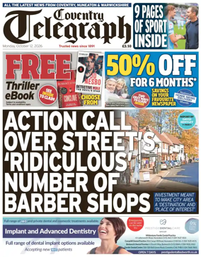 Cover of Coventry Telegraph