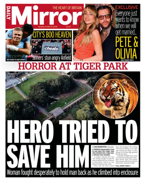 Cover of Daily Mirror