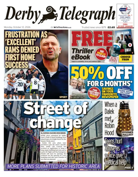 Cover of Derby Telegraph