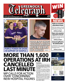 Cover of Greenock Telegraph