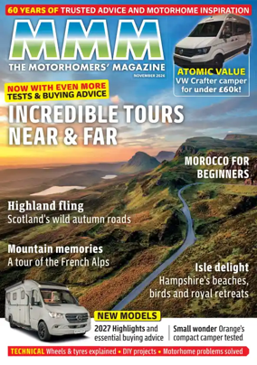Cover of MMM The Motorhomers' Magazine