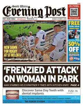 Cover of South Wales Evening Post