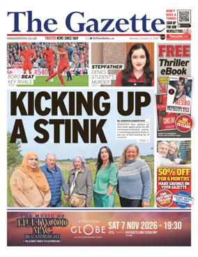 Cover of Teesside Evening Gazette