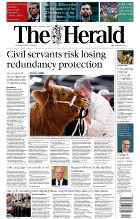 Cover of The Herald (Scotland)
