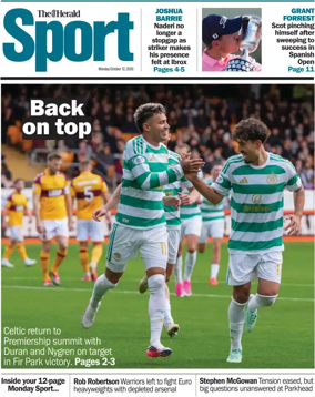 Cover of Herald Sport