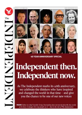 Cover of The Independent