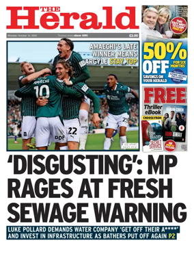 Cover of The Plymouth Herald
