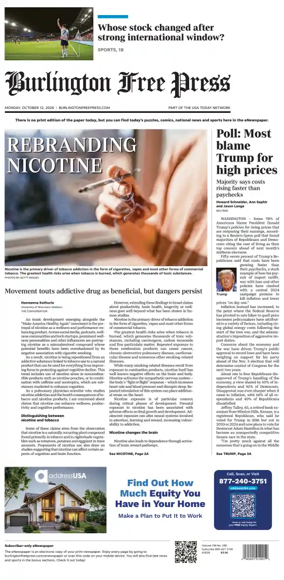Cover of Burlington Free Press