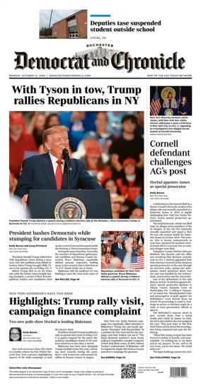 Cover of Democrat and Chronicle