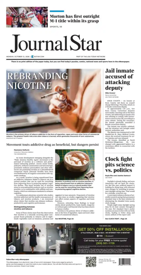 Cover of Journal Star (Peoria)
