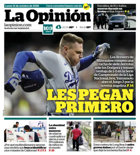 Cover of La Opinion