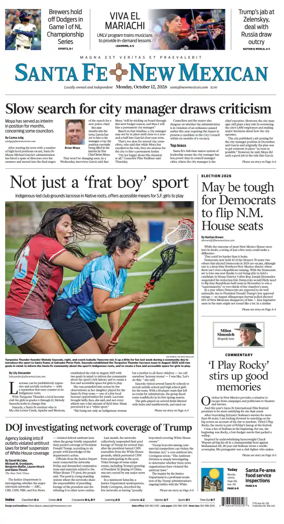 Cover of Santa Fe New Mexican