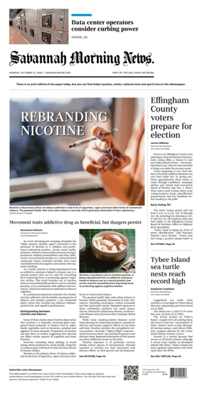 Cover of Savannah Morning News