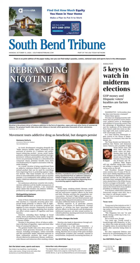Cover of South Bend Tribune