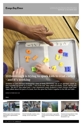 Cover of Tampa Bay Times TFP