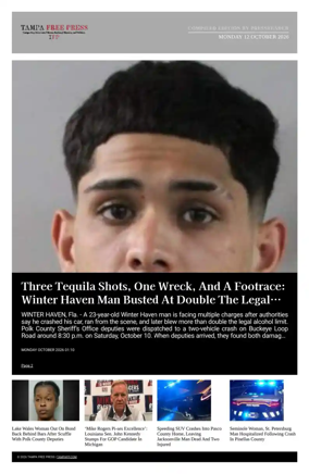 Cover of Tampa Free Press