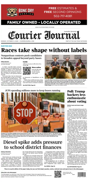 Cover of The Courier-Journal (Louisville)