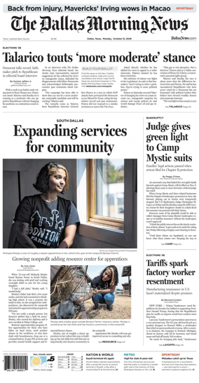 Cover of The Dallas Morning News