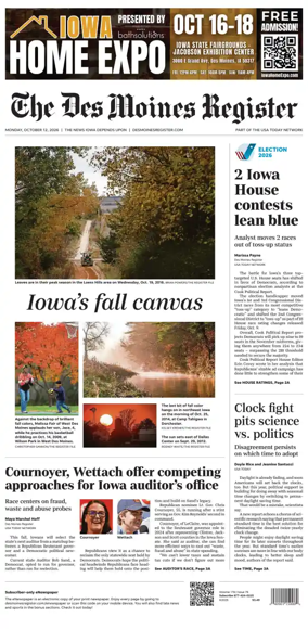 Cover of The Des Moines Register