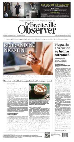 Cover of The Fayetteville Observer