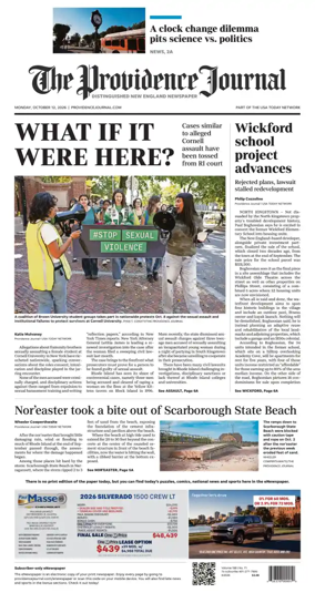 Cover of The Providence Journal