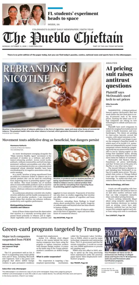 Cover of The Pueblo Chieftain