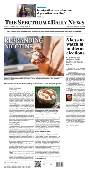 Cover of The Spectrum & Daily News