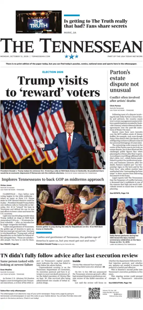 Cover of The Tennessean