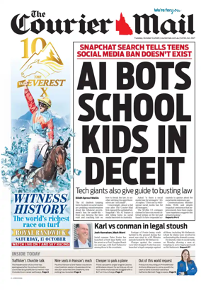 Cover of The Courier-Mail
