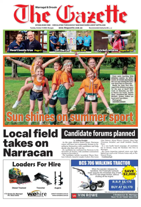 Cover of Warragul & Drouin Gazette