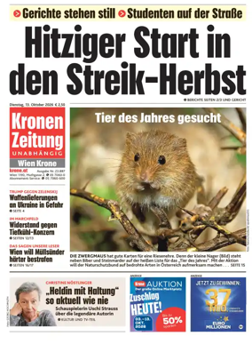Cover of Kronen Zeitung