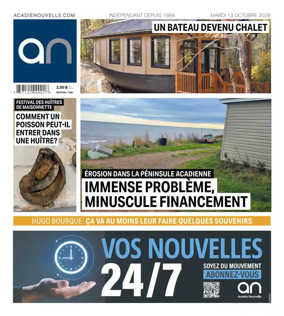 Cover of Acadie Nouvelle