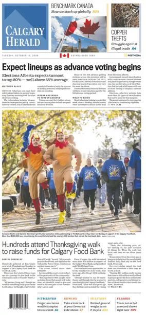 Cover of Calgary Herald