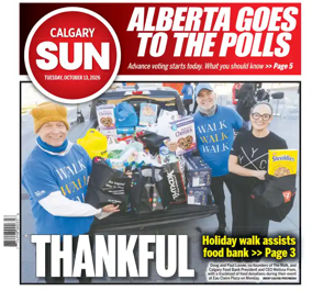 Cover of Calgary Sun