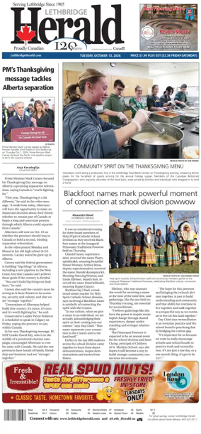 Cover of Lethbridge Herald