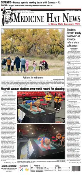 Cover of Medicine Hat News