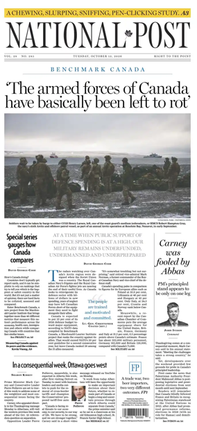 Cover of National Post - (National Edition)