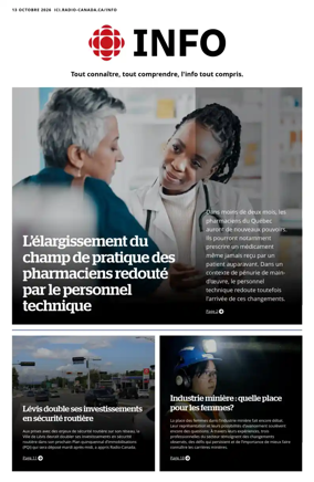 Cover of Radio-Canada Info
