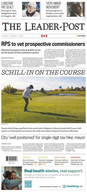Cover of Regina Leader-Post