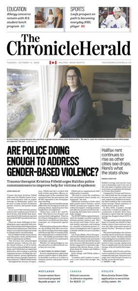 Cover of The Chronicle Herald (Metro)