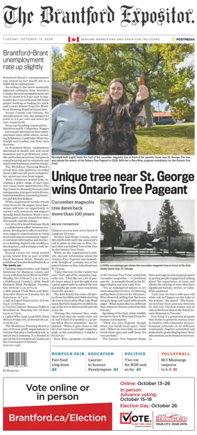 Cover of The Expositor (Brantford)