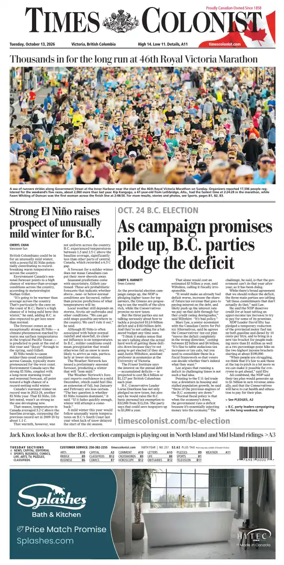 Cover of Times Colonist