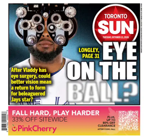 Cover of Toronto Sun
