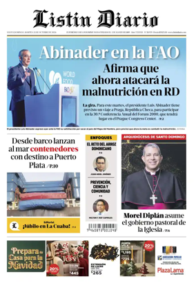 Cover of Listin Diario