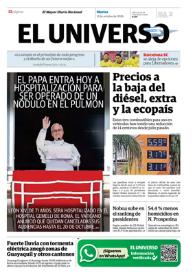 Cover of El Universo