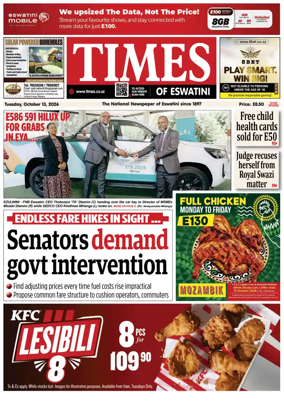 Cover of Times of Eswatini