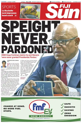 Cover of Fiji Sun